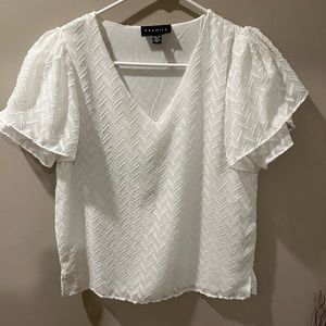 Premise Ruffle sleeve top